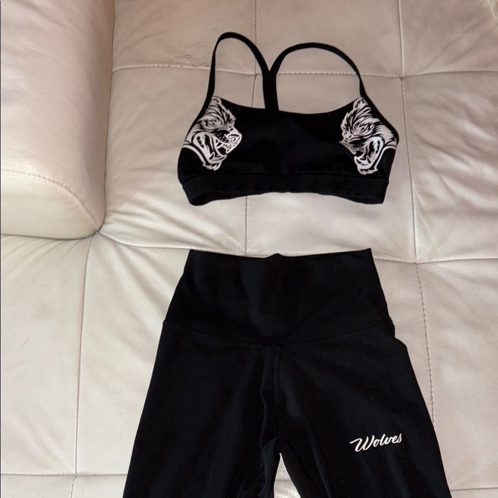 Darc Sport “She” Black Sports Bra and Leggings Set